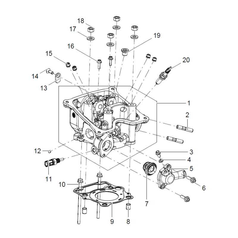 E02 CYLINDER HEAD
