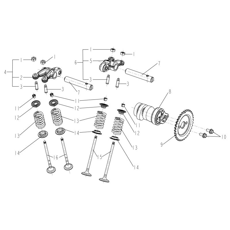 E04 VALVE MECHANISM SUB-ASSEMBLY